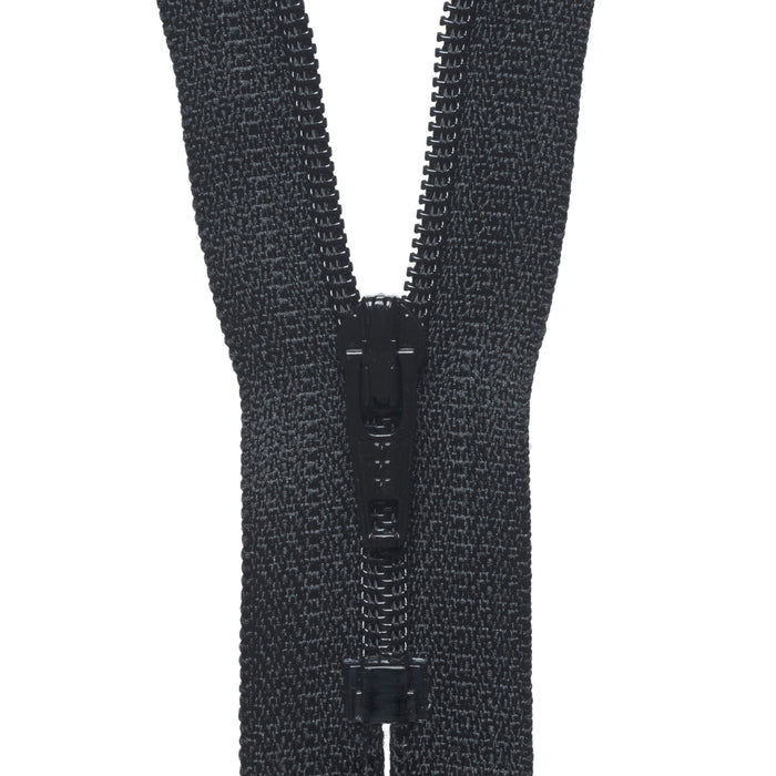 Nylon Dress and Skirt Zip - 18cm - Black
