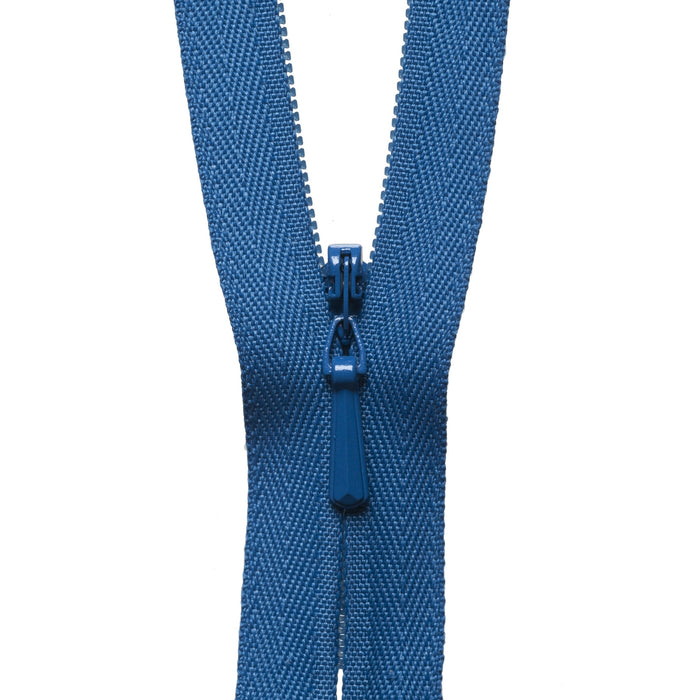 Concealed Zip - 56cm - Saxe Blue