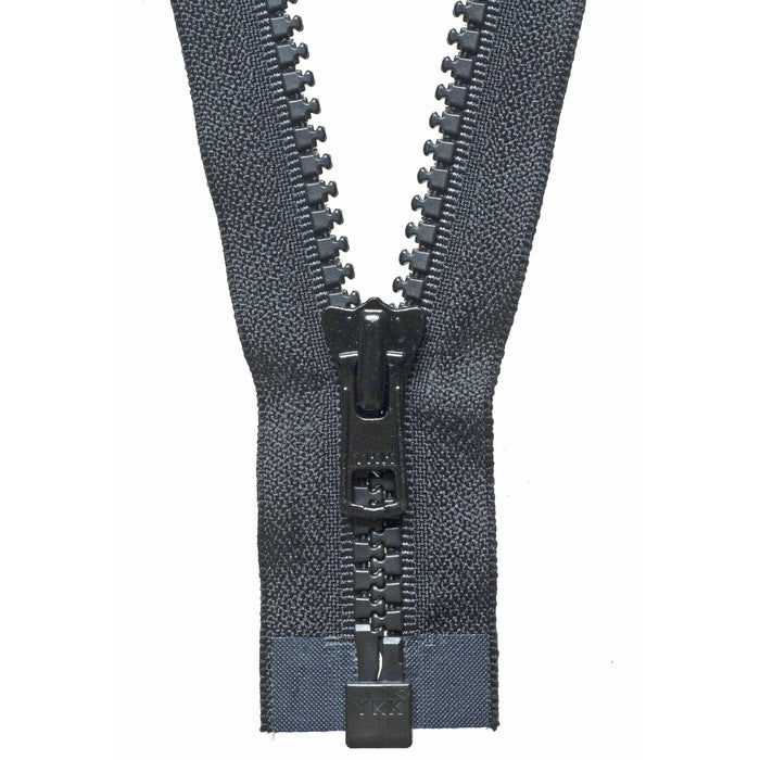 Vislon Heavyweight Open End Zip - 76cm - Black