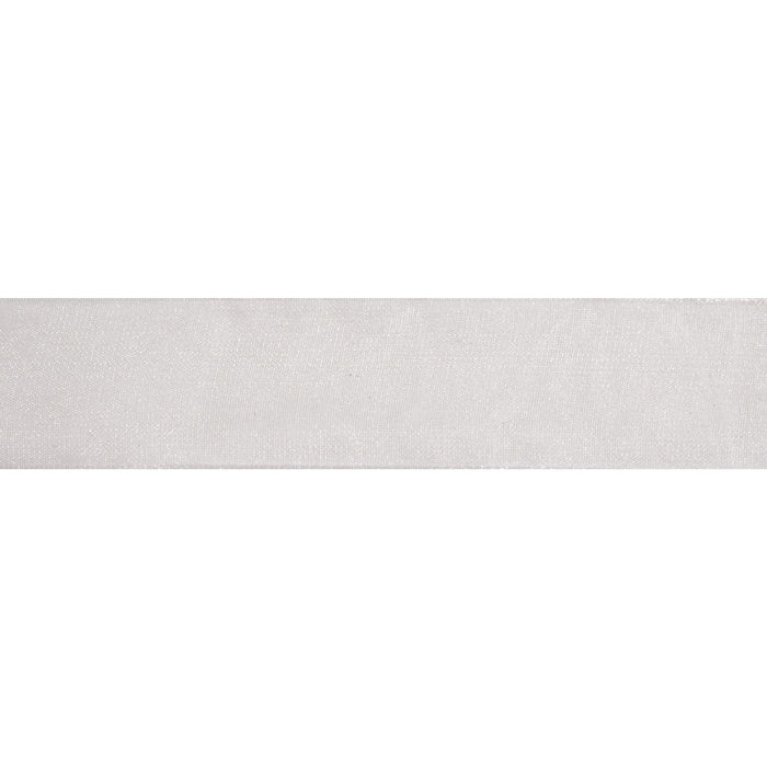 Organdie Sheer - 5m x 25mm - White