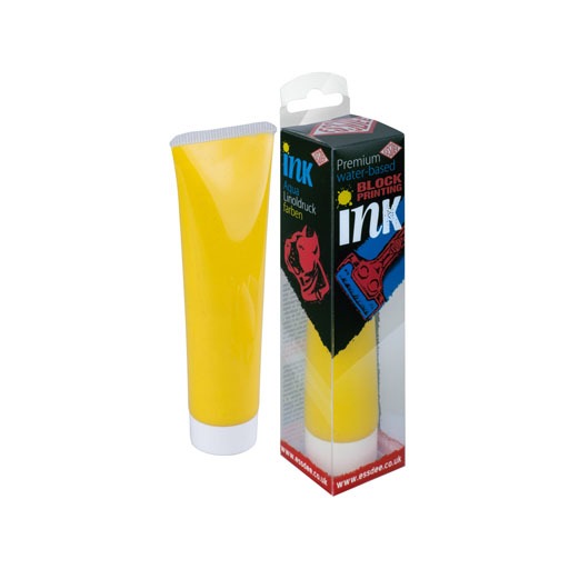 Essdee Premium Water-based Block Printing Ink  Brilliant Yellow 100ml