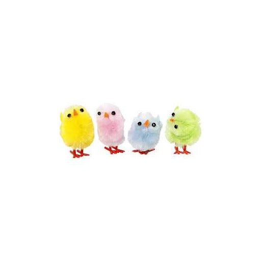 Easter Chicks - Pastel Colours - Pack Of 12