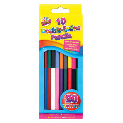 10 Double Ended Coloured Pencils