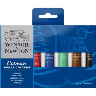 Cotman Water Colours 6x8ml Tube Set