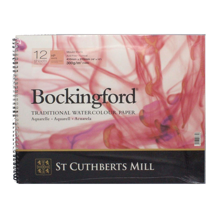Bockingford Spiral Pad 16x12" 300gsm Hot Pressed