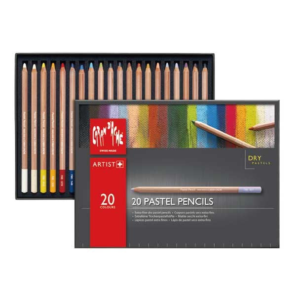 Caran d'Ache Pastel Pencils Assortment of 20 Colours