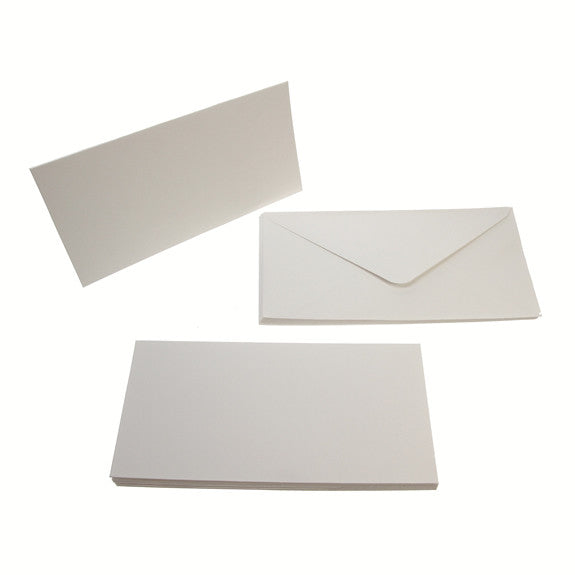 Tall Card Blanks 300gsm 10Pk - White