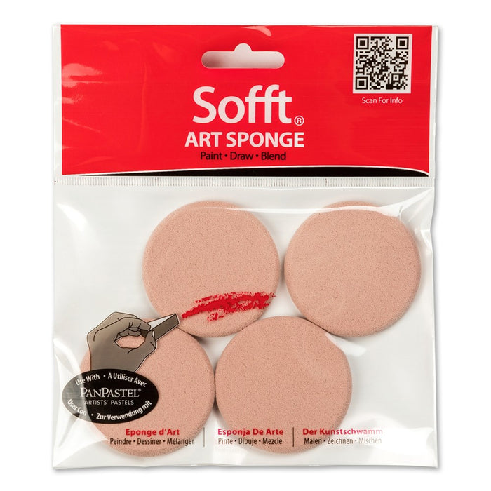 Pan Pastel Sofft 4 Pce Round Sponges