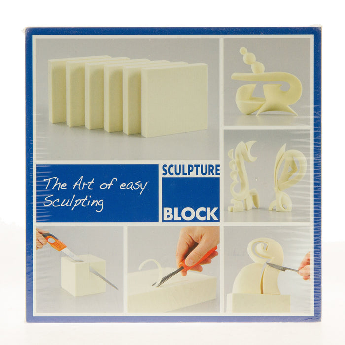 Sculpture Block 15 x 15 x 2.5cm - 2 pack