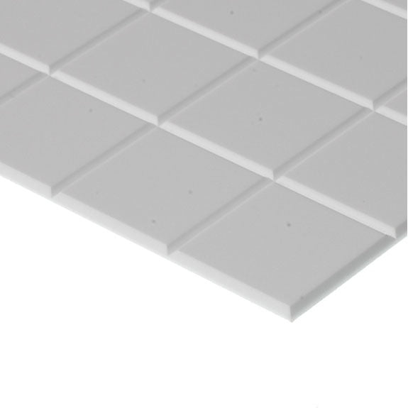 Evergreen Styrene Tile 2.1mm Squares (1/12)