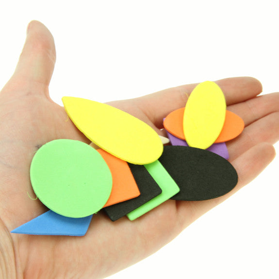 Foam Shapes - 100 Pack