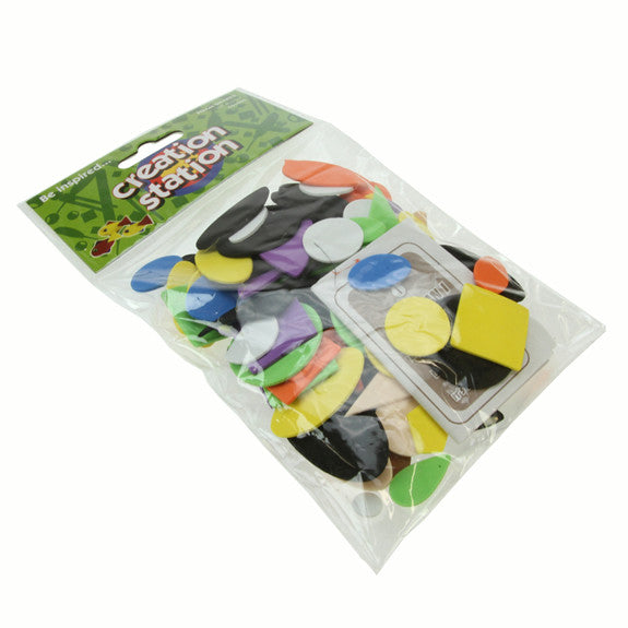 Foam Shapes - 100 Pack