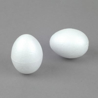 Polystyrene Eggs 60mm 2 Pk