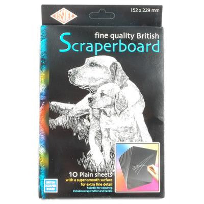 Scraperboard Black 229mmx152mm