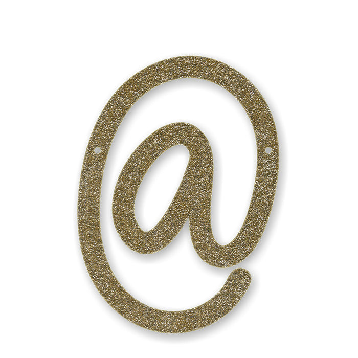 Gold Glitter Letters Numbers and Symbols - Meri Meri