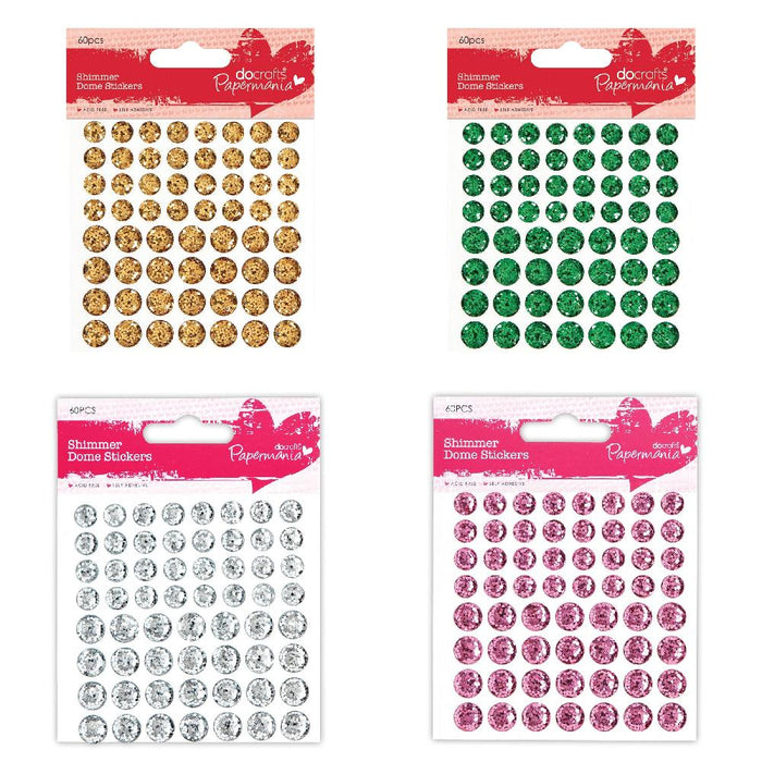 Shimmer Dome Stickers (60pcs)