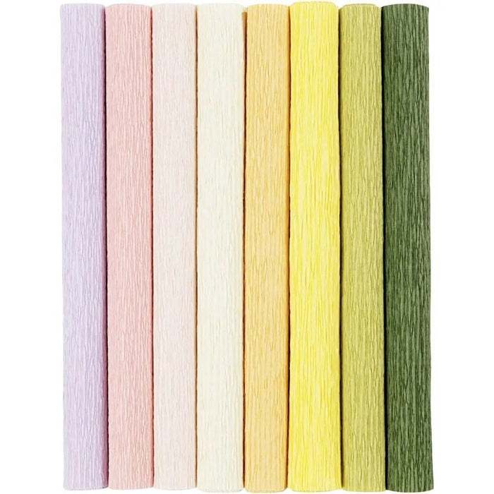 Crepe Paper - Assorted Pastel 8 Pack