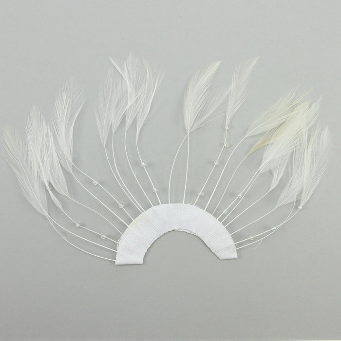Feather Pinwheel - White