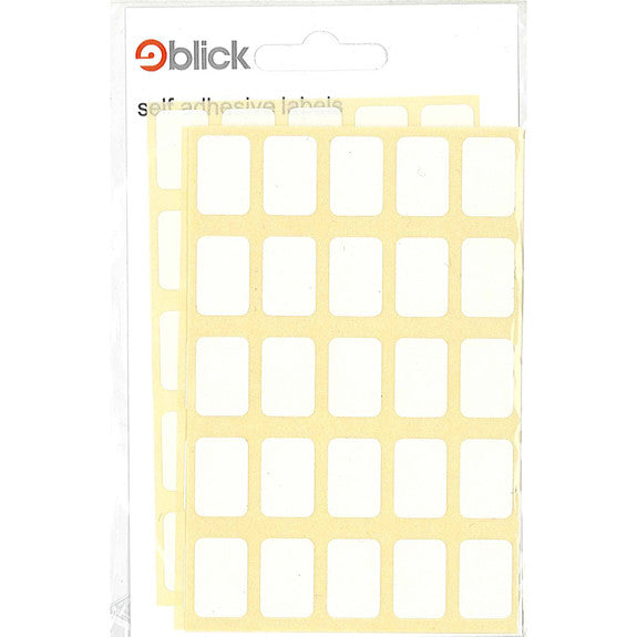 Blick Rect - 12x18mm White - Labels - 175pk