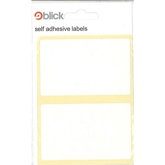 Blick Rect - 50x80mm White - Labels - 14pk