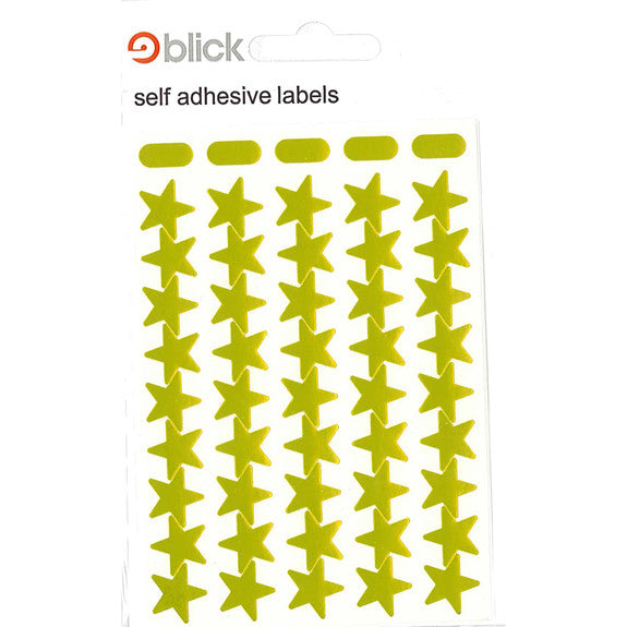 Blick Stars - Gold - Labels - 135pk