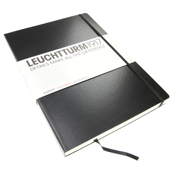 Leuchtturm 1917 Black Classic Master Notebook Squared