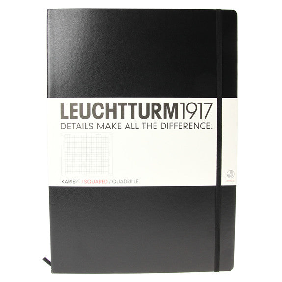 Leuchtturm 1917 Black Classic Master Notebook Squared