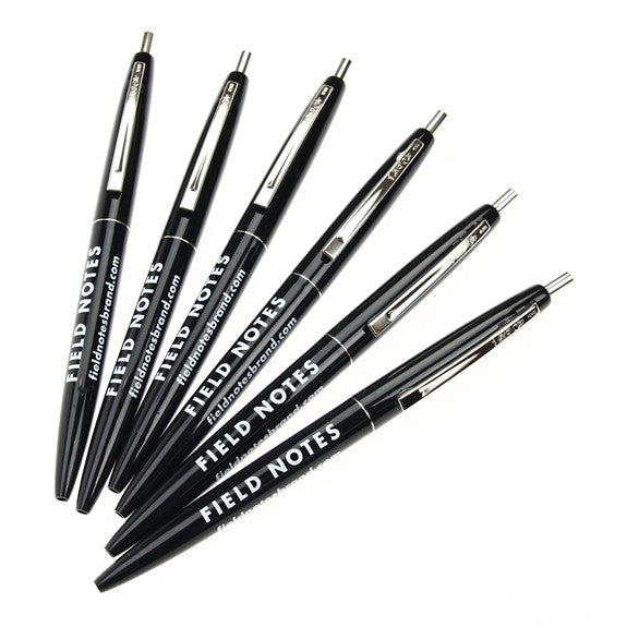 FIELD NOTES Clic Pen 6-Pack Black — Fred Aldous