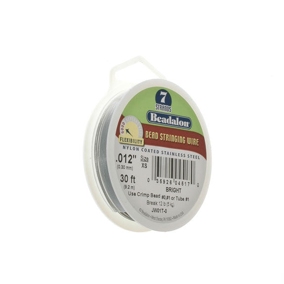 Beadalon: 7 Strand Wire: 0.30mm 9.2m Bright