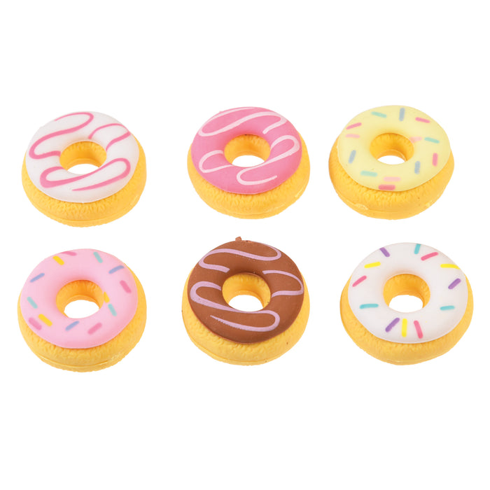 Scented Doughnut Erasers (Set Of 6)