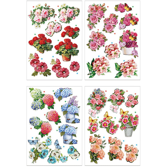 3D Decoupage Motifs - Floral