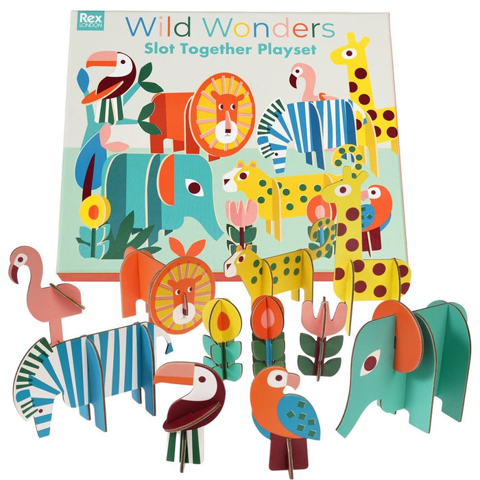 Wild Wonders Slot Together Playset