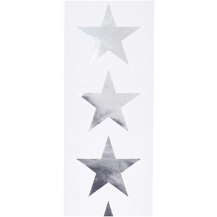 Paper Poetry: Stickers Stars Silver
