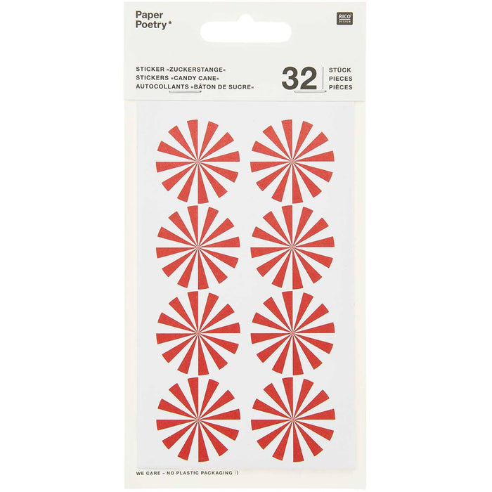 Stickers - Christmas red/white