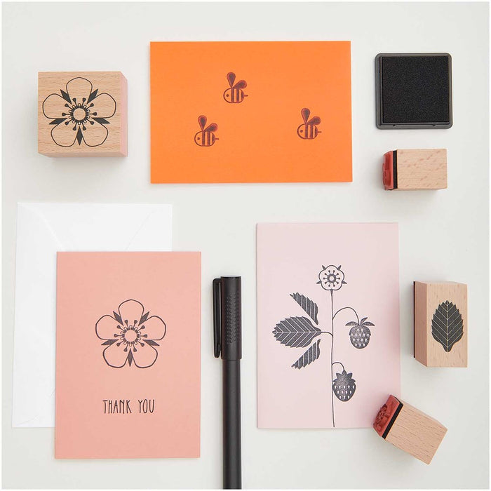Paper Poetry: Stamp Set - Bees, Fruits and Flowers
