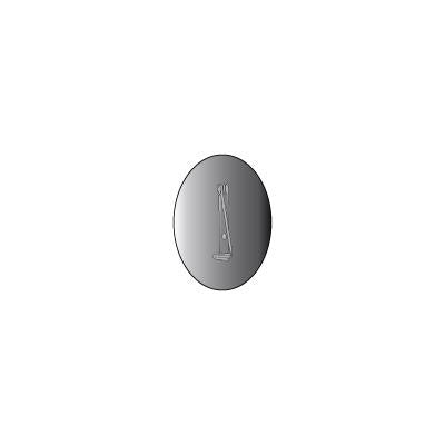 P5 Brooch 43 x 31mm Oval. Pack of 10.