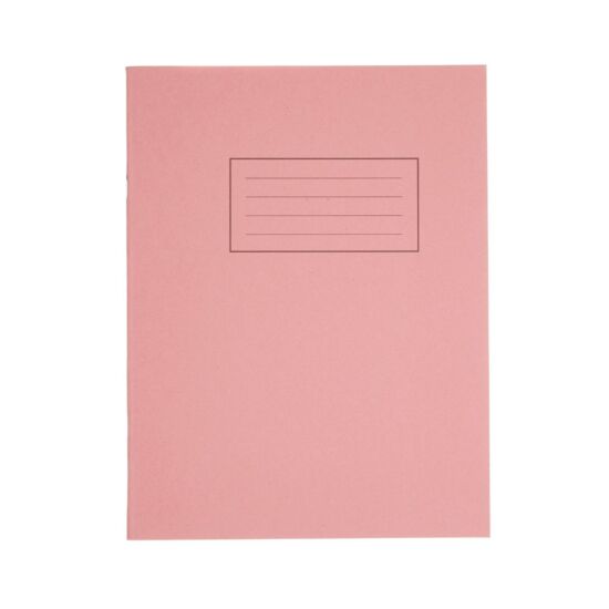 Exercise Book 229x178mm Plain - Pink
