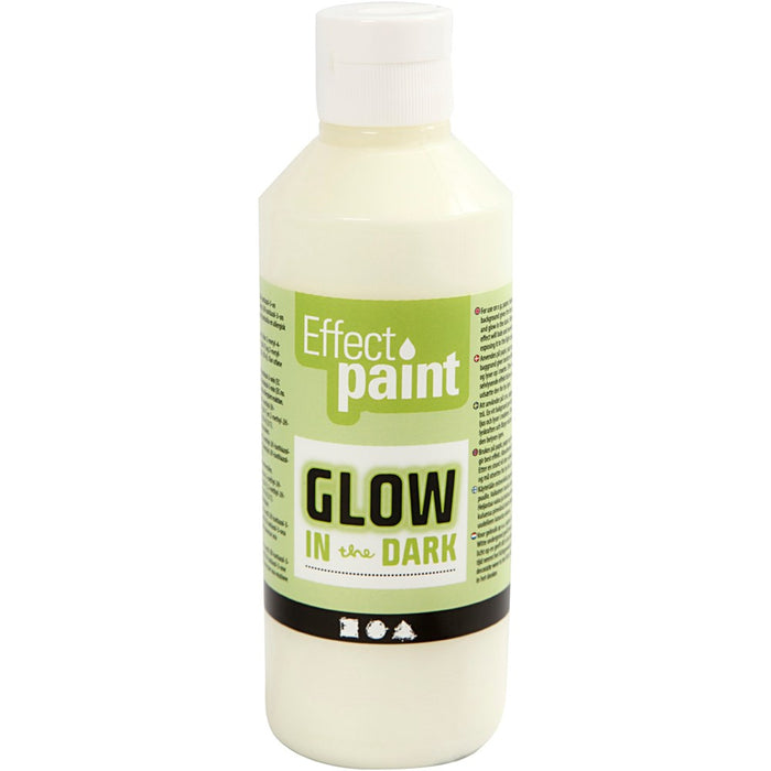 Glow in the Dark Paint 250ml: Flourescent Yellow