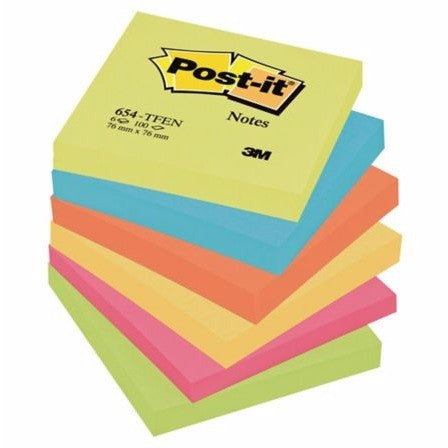 Post-It Notes Energy 76x76mm - Pack 6