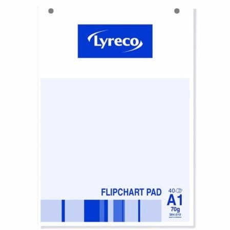 Lyreco A1 Flipchart Pads 40 Sheets