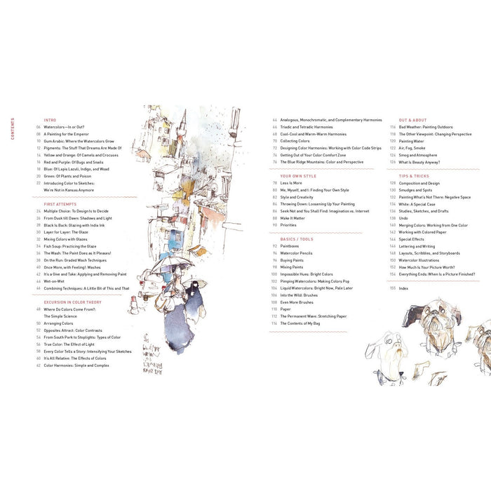 Urban Watercolor Sketching