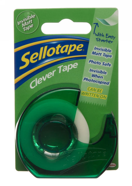 Sellotape Clever Tape with Dispenser