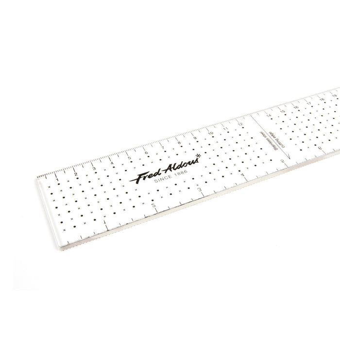 Fred Aldous Acrylic Rule - 60cm