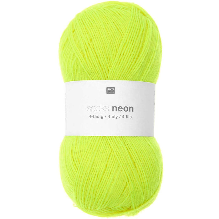Rico Sock Wool - Neon