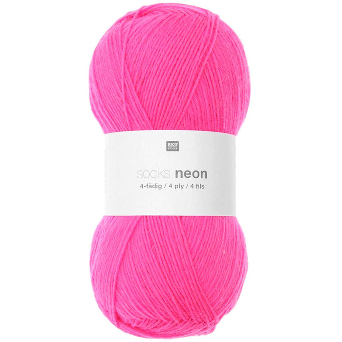 Rico Sock Wool - Neon