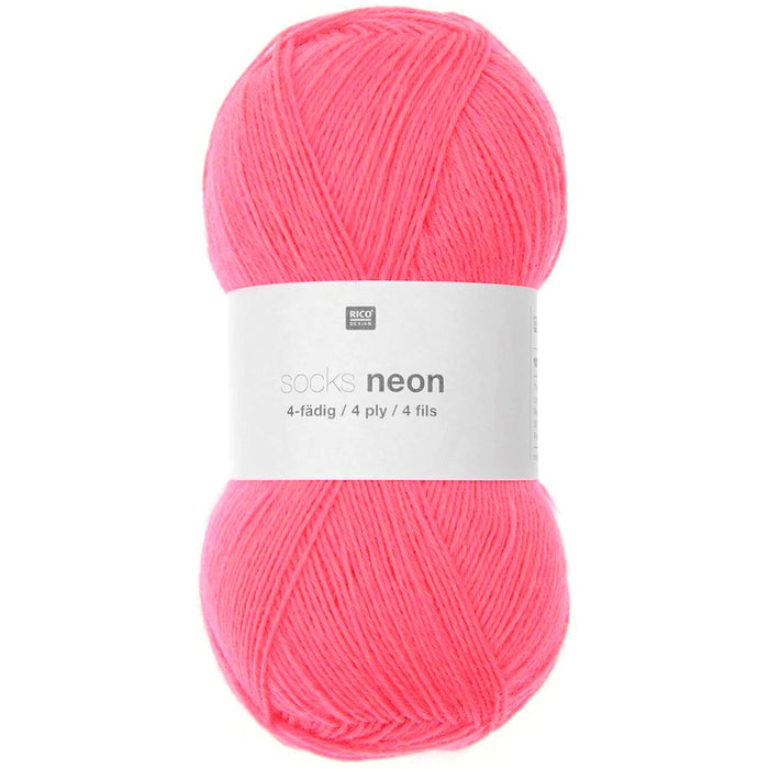 Rico Sock Wool - Neon