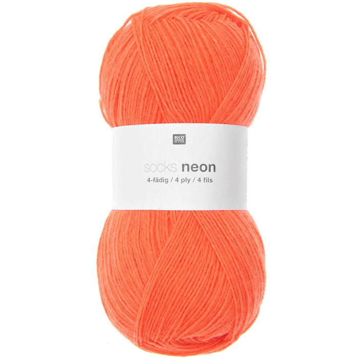 Rico Sock Wool - Neon