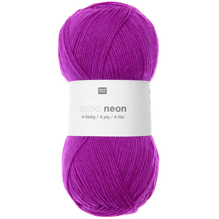 Rico Sock Wool - Neon