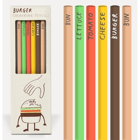 Burger Pencils
