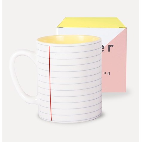 Paper Plates - Porcelain Mug - Lines